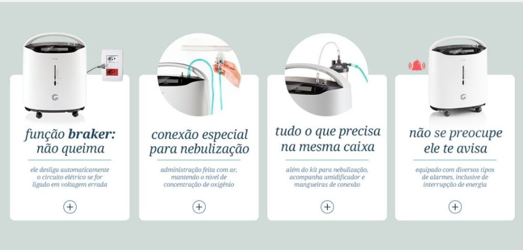 Concentrador de O2 Porto Alegre